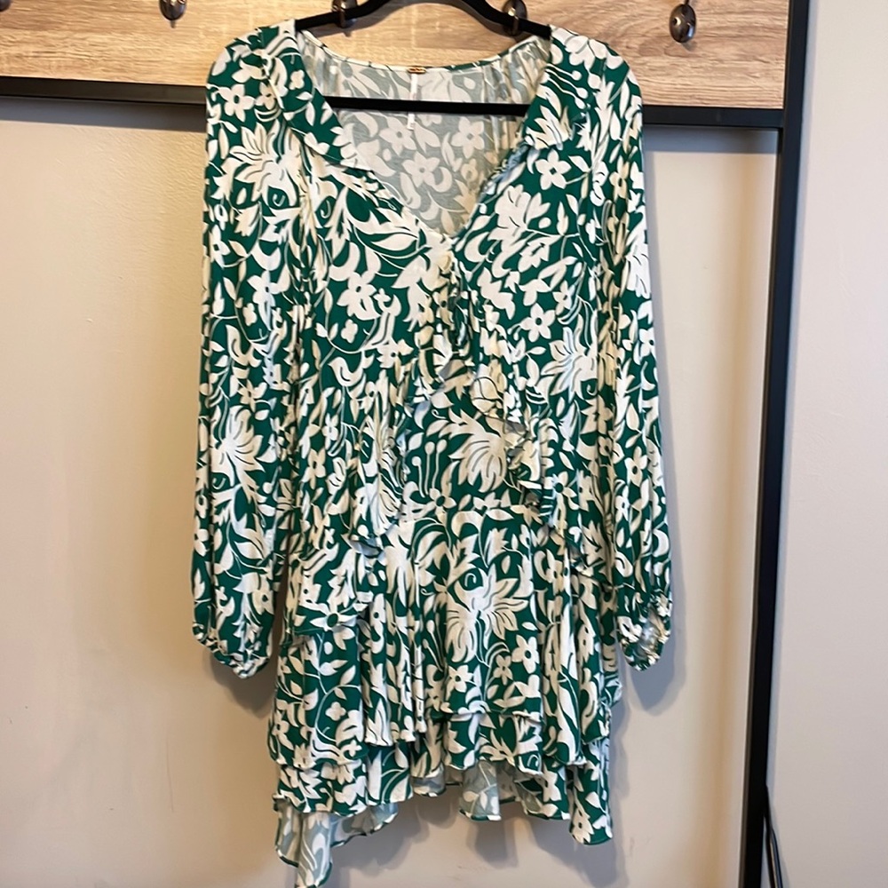 Free People Ruffled Dress